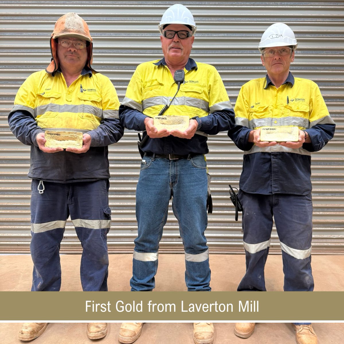 ✨ SOLID GOLD ✨ 

Exciting news this morning with the first gold poured from our Laverton Mill.

Well done to the Laverton team on this milestone achievement!

#gold #delivery #laverton #accelerate #aspire #accountable #sustainable #results $GMD