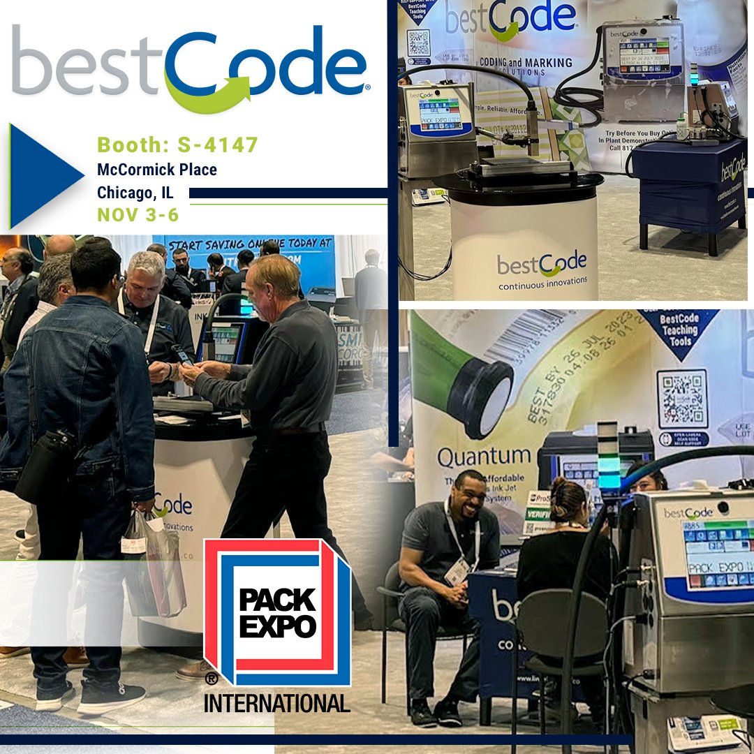 bestcodecoding's tweet image. Day 1 at @packexposhow ! Join the conversation with #BestCode in Booth 4147—Experience the future of #CodingAndMarking technology and #Innovation Explore Next Gen High Speed, High Resolution, Precision #Printing💡
bestcode.co
#BestCodeInAction
