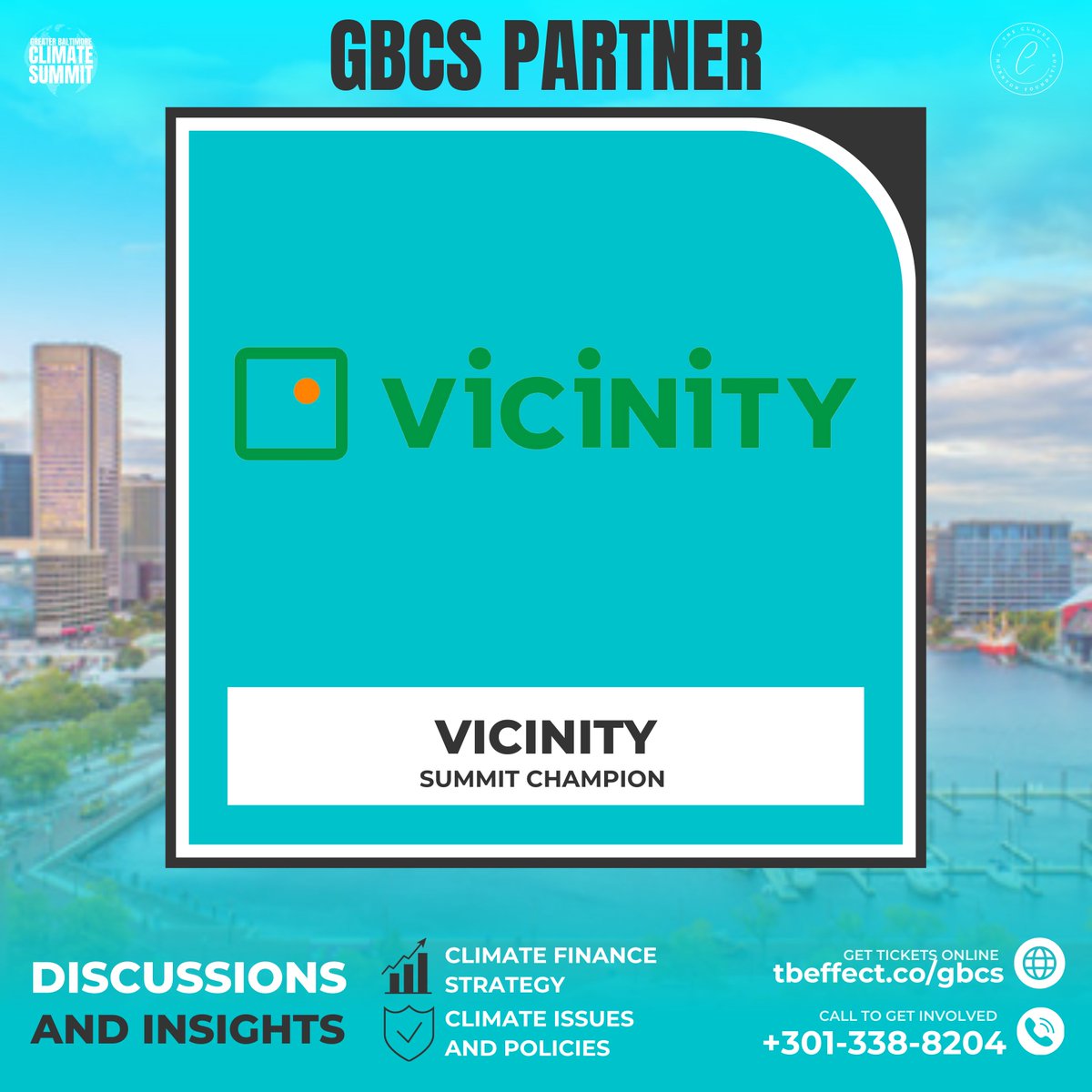 Greater Baltimore Climate Summit (@gbaltcs) on Twitter photo Thank you to <a href="/vicinityenergy/">Vicinity Energy</a> for supporting the Greater Baltimore Climate Summit!
🗓 Date: November 12, 2024
📍 Location: Rita Rossi Colwell Center
🔗 Register now: tbeffect.co/gbcs
#GBCS #cleanenergy Thank you to <a href="/vicinityenergy/">Vicinity Energy</a> for supporting the Greater Baltimore Climate Summit!
🗓 Date: November 12, 2024
📍 Location: Rita Rossi Colwell Center
🔗 Register now: tbeffect.co/gbcs
#GBCS #cleanenergy