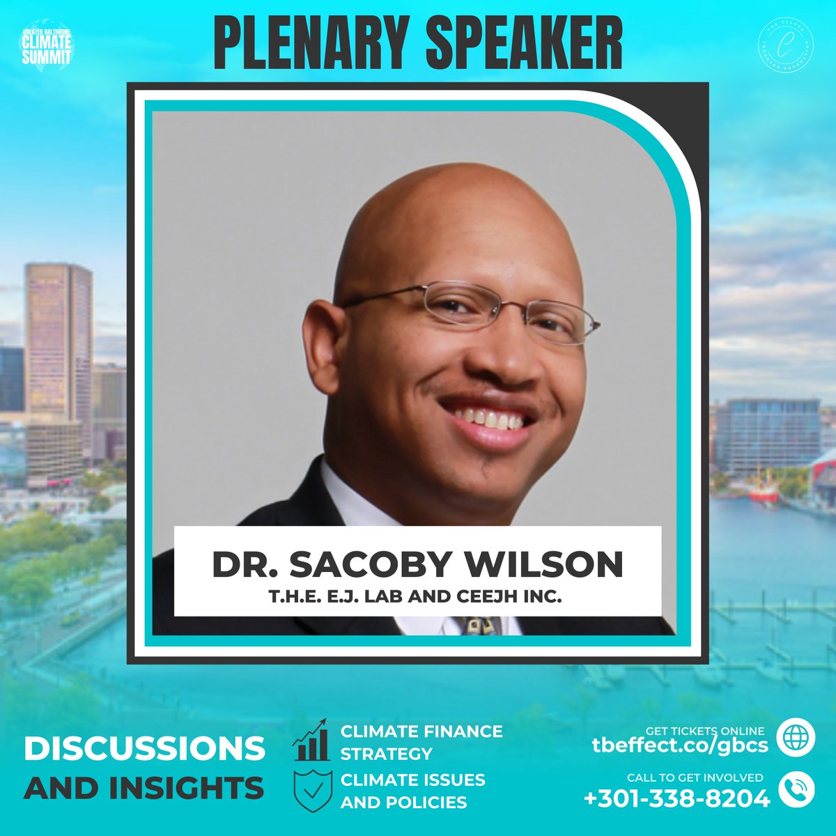 Dr. Wilson is widely-known in the Environmental Justice sector and needs no introduction!

How fortunate are we to have him as our Closing Plenary Speaker at #GBCS!

🗓 Date: November 12, 2024
📍 Location: Rita Rossi Colwell Center
🔗 Register now: tbeffect.co/gbcs