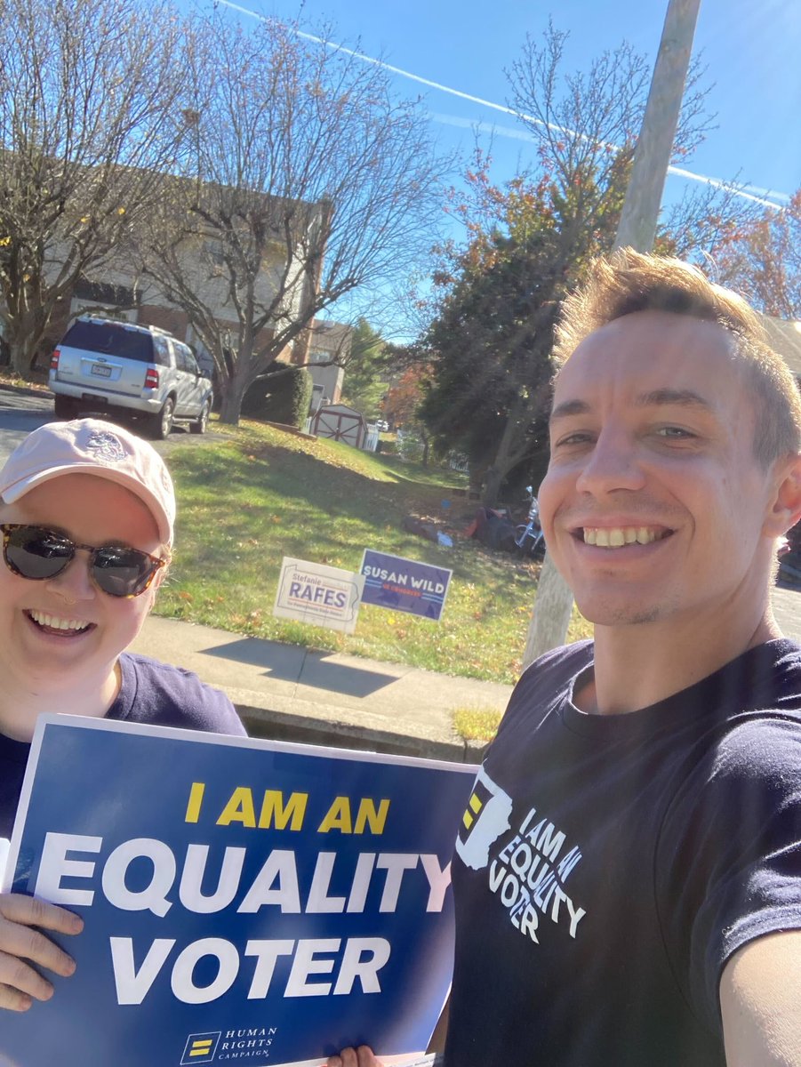 HRC_PA's tweet image. NORTHEAST PA @wildforcongress is a champion for equality at home and abroad and @HRC is proud to be getting the vote out for her this weekend! Join LL tomorrow at 9am! Link below 🗳️🙌🏾