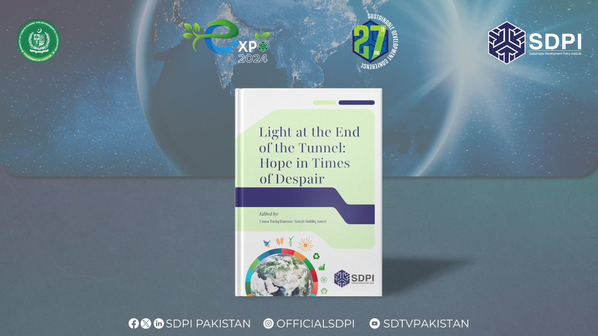 Join us for the launch of our anthology "Light at the End of the Tunnel: Hope in Times of Despair" at the 27th annual flagship Sustainable Development Conference and 2nd Sustainable Investment Expo from 4 — 7 November. 🌍📚

The book covers:

📊📑Economic Development &amp; Reforms