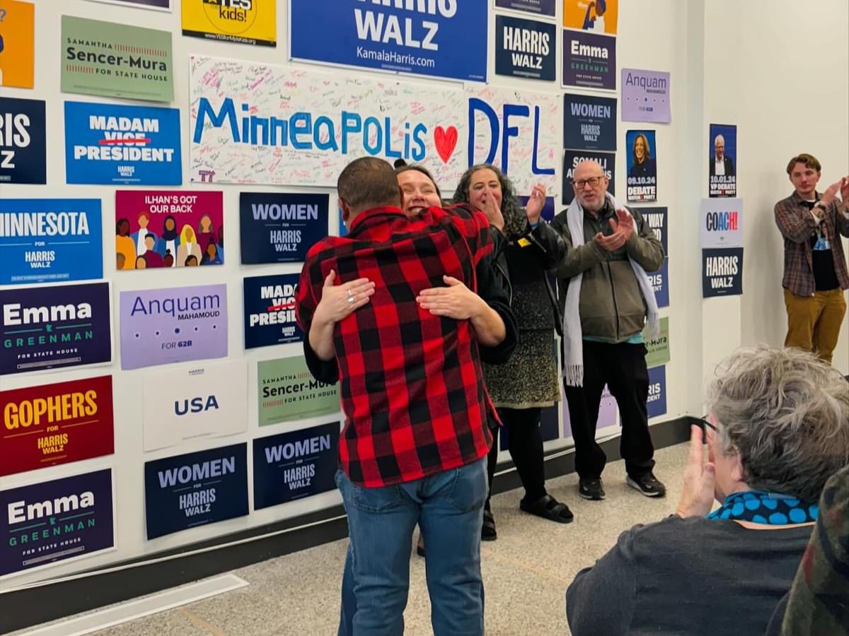 emmagreenman's tweet photo. This is what democracy looks like 🗳️💙 

Thanks to everyone who came out to talk to voters today. Come join us on Monday and Tuesday to Get Out the Vote! 

Let’s win this together! https://t.co/xvCqiNzeLX