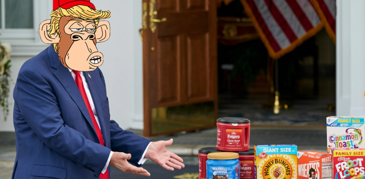 RIP to the $MAGA jeets. Enjoy your dollar store food