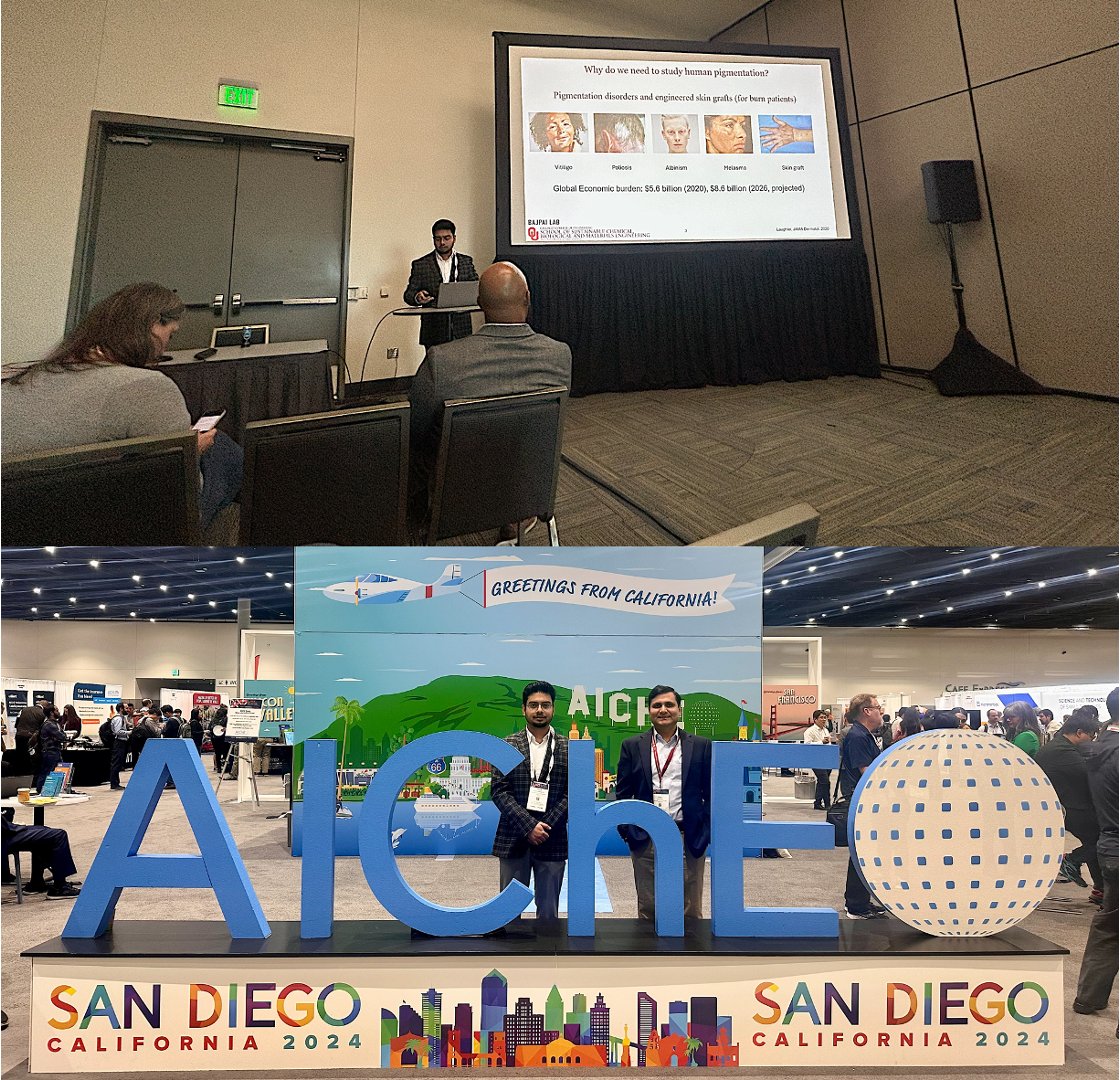 It is good to be back after back-to-back <a href="/BMESociety/">Biomedical Engineering Society</a>  and <a href="/ChEnected/">American Institute of Chemical Engineers (AIChE)</a> annual meetings! Met mentors, colleagues, old (and new) friends; co-chaired sessions and caught up with new and exciting science! Highlight was my student <a href="/ArjunChakrborty/">Arjun Chakraborty</a>'s first presentation in #AIChE Area 15D