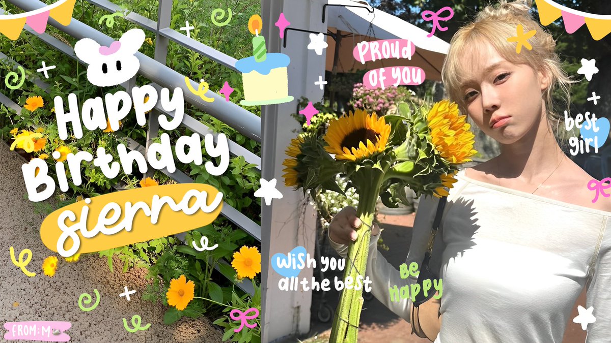 📣 OPEN FOLLBACK

Reply this tweet

Hello everyone's, today is a special day for Sierra @.soraroar @.floeyya 🌷 Please give your best wishes to her because he deserves it, to be loved, and all the good things in this world. Thank you so much 🤍