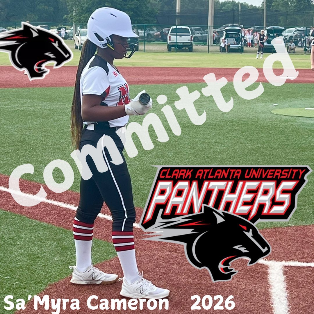 commit2HBCU's tweet photo. 🚨Commitment Alert🚨
Sa’Myra Cameron, C/O ‘26 softball prospect, has announced a commitment to Clark Atlanta University @ClarkAtlantaSB 🥎🥎 #Commit2HBCU
🏫Sumner HS (FL) @SumnerHS_Sball
📸@SaMyraCameron11 https://t.co/eWIh5w0wj5