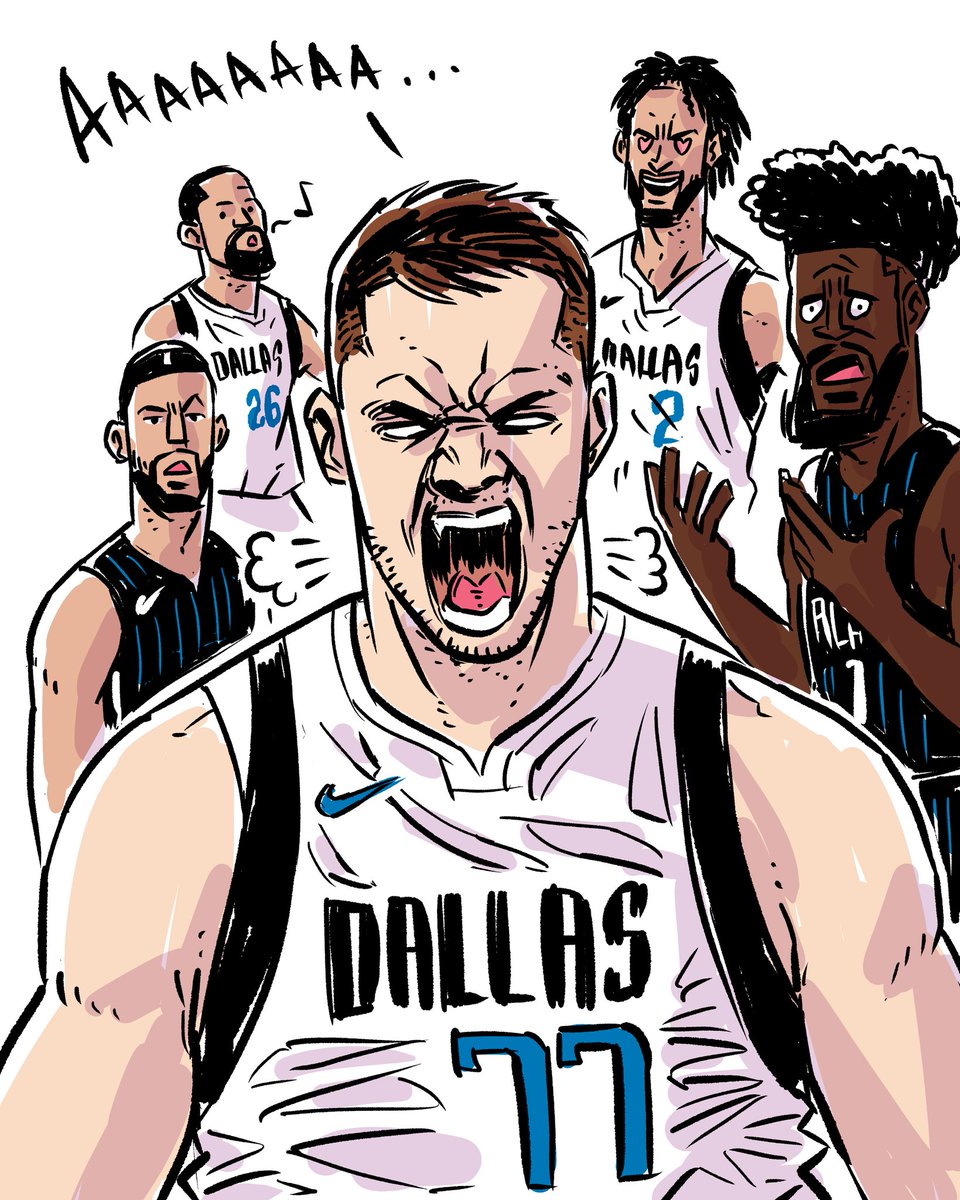 luckymong1's tweet image. Faces... 
#Luka #dlive #dinwiddie #Mavericks