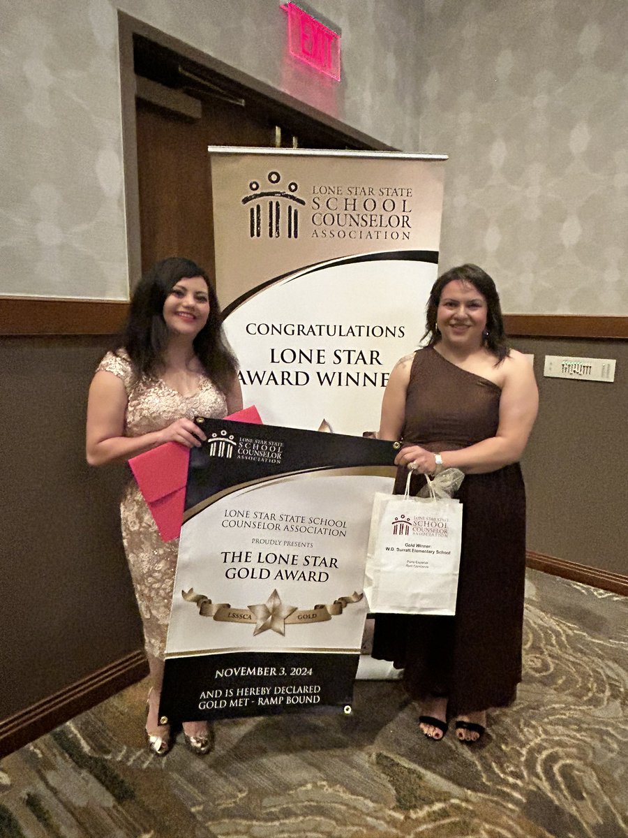 Congratulations Perla &amp; Abril for earning your gold status regarding your WDS school counseling program! We in Clint ISD are very proud of you! #TrailBlazers #HeartFirst <a href="/perla_esparza14/">Perla Esparza</a>  <a href="/AbrilCeniceros5/">Abril Ceniceros</a>  <a href="/cuadrilla1/">Barbie</a>
