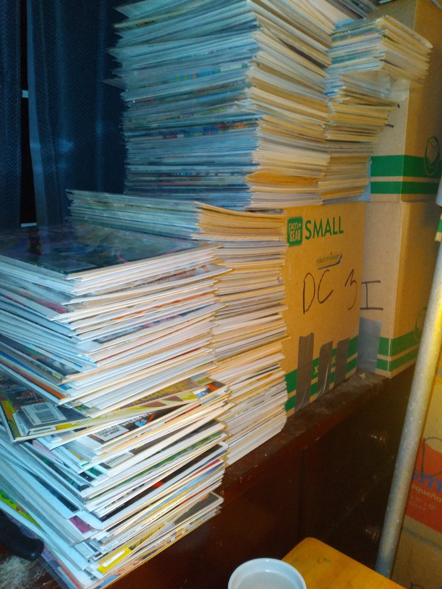 Well I got a little bit of #ComicBooks maintenance, sorting and stacking to do

Look forward to it ☺ 

I have definitly been slacking