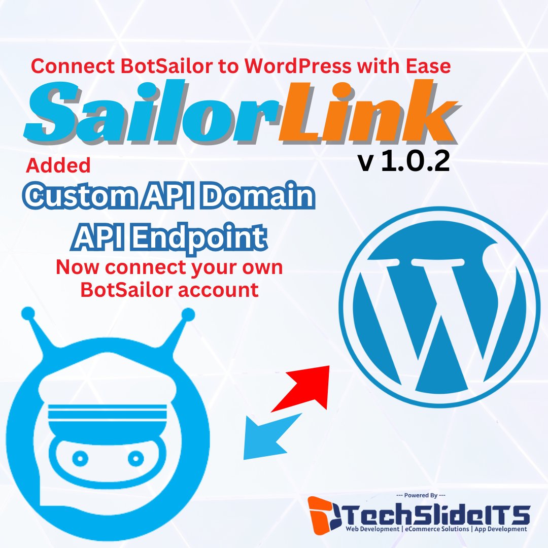 📢 SailorLink v1.0.2 is here, and we've fixed a major issue! 📢

We're excited to announce this update, which addresses a previous connection problem and introduces a powerful new feature: Custom API Domain &amp; Endpoint support!

What's new in v1.0.2:

Connect to YOUR BotSailor