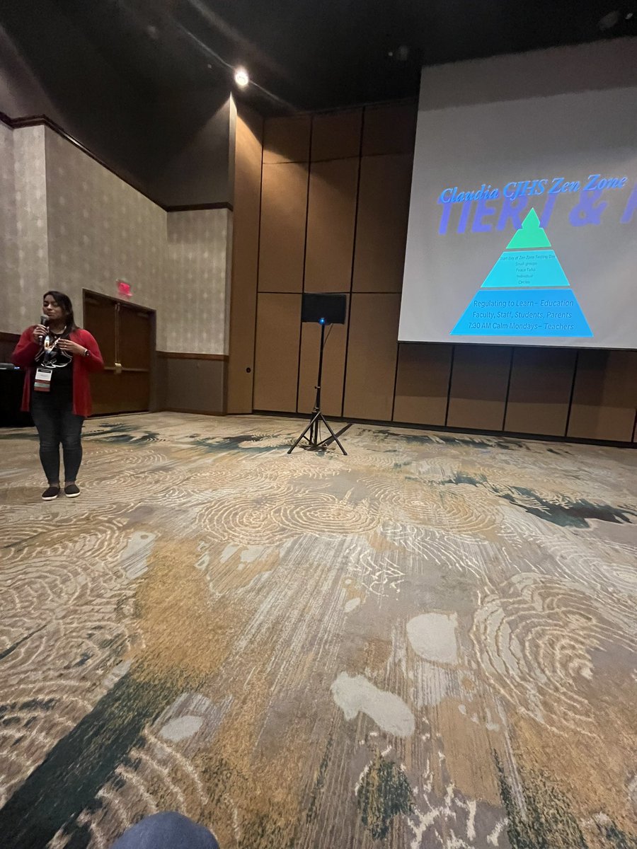 BAILONANGELICAM's tweet photo. I’m so proud of Claudia Gutierrez, CJHS & Evelyn Garcia, CTW for your leadership. Both presented today at the state conference providing tools for other Texas school counselors. #WeAreClintISD #HeartFirst #RegulatingToLearn #GoodGrief https://t.co/q5AIRbDFio