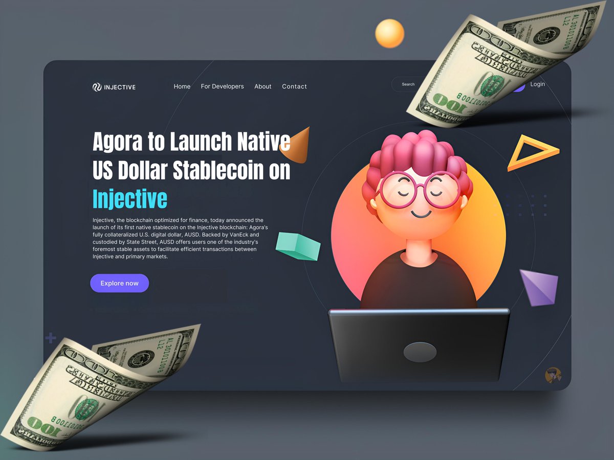 Liam_web31's tweet photo. Gm Ninja 🥷

Agora to Launch Native US Dollar Stablecoin on Injective

Agora, co-founded by Nick Van Eck, tethers AUSD to assets backed by Van Eck and custodied by State Street; AUSD bolsters liquidity between DeFi and TradFi markets

Injective, the blockchain optimized for finance, today announced the launch of its first native stablecoin on the Injective blockchain: Agora’s fully collateralized U.S. digital dollar, AUSD. Backed by VanEck and custodied by State Street, AUSD offers users one of the industry’s foremost stable assets to facilitate efficient transactions between Injective and primary markets

AUSD provides users with an easy way to acquire, trade, sell, and more without the need for any additional bridging or compatibility impediments. Upon integration, AUSD will be widely available across the Injective ecosystem to build towards a vision of creating a more secure= and inclusive financial system.

Official link : https://t.co/wpJyH8rFLc