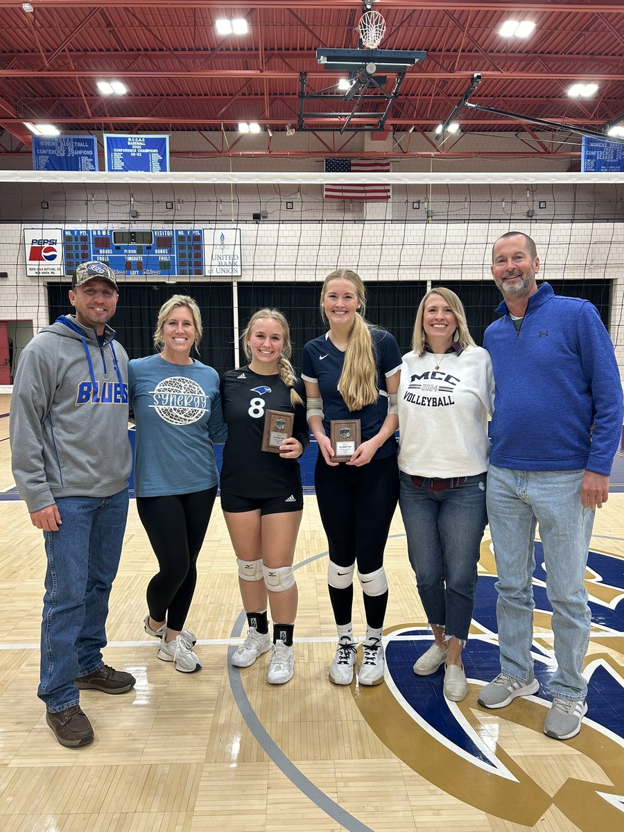 Proud of my daughter and LHS  🏐 Alumni Jaidyn. Also, former LHS Volleyball Alumni Becky Griffin Harrold’s daughter Anna was selected to the All-Regional First Team. Loved getting to share this moment with one of my Lebanon teammates (1996) and our daughters. ❤️
