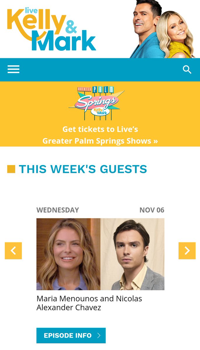 Mark your calendars, Nicholas will be on "Live With Kelly &amp; Mark" this Wednesday 🔥
