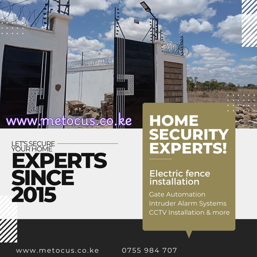 Your home should be secure for you, your loved ones &amp; your property. We are eklectric fence installation experts in Kenya. Talk to us on: 0770 366 830, 0755 984 707. metocus.co.ke
Kangata Njerib  Body by Design Israel Dubai Eastleigh Chelsea #MUNCHE