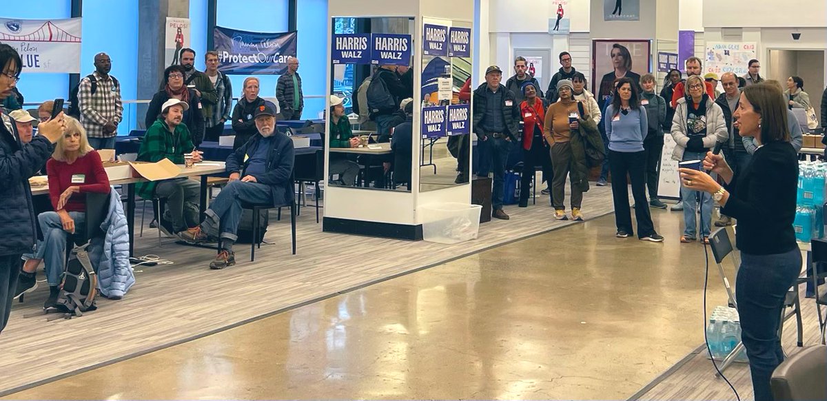 Thank you to our dedicated NorCal and <a href="/SFDemocrats/">SF Democratic Party</a> volunteers, who are right now on the road home from Reno! (Some for the third time in as many weeks! 😮)

We’re leaving no stone unturned and no door un-knocked in Nevada, and that’s only possible because of folks like you!