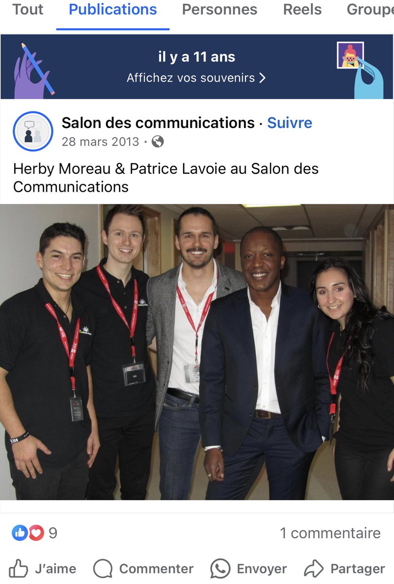Je l’ai rencontré 1 fois au salon des com de l’UL. Il était la tête d’affiche, moi j’étais venu parler de ma mission au Niger <a href="/RPSF_PRWB/">RPsansfrontières / PRwithoutborders</a>. Les étudiants (et moi) étions intimidés, mais il avait été simple, accessible, charmant, intéressé. La trempe des grands! ❤️ #ripherbymoreau