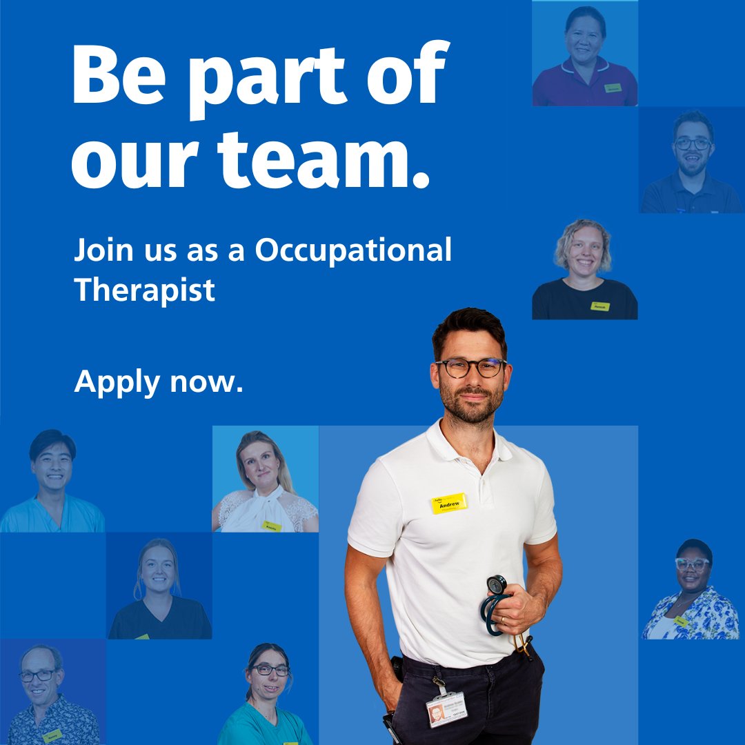 It's #OTWeek 2024 

We’re celebrating all our fantastic occupational therapists for the valuable contribution they make to patient care, making a difference to people’s lives and supporting their recovery 💙

Come and join our team, we're hiring 👉 bit.ly/3CalFRU