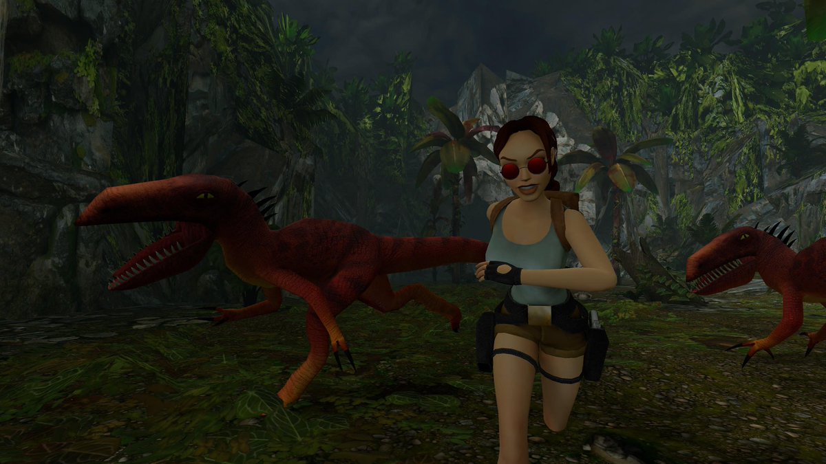 SusieGander's tweet photo. The whole gang going out for the night , all having a glow up hehe 😜 @tombraider #patch4 https://t.co/WmFwKfIJAI