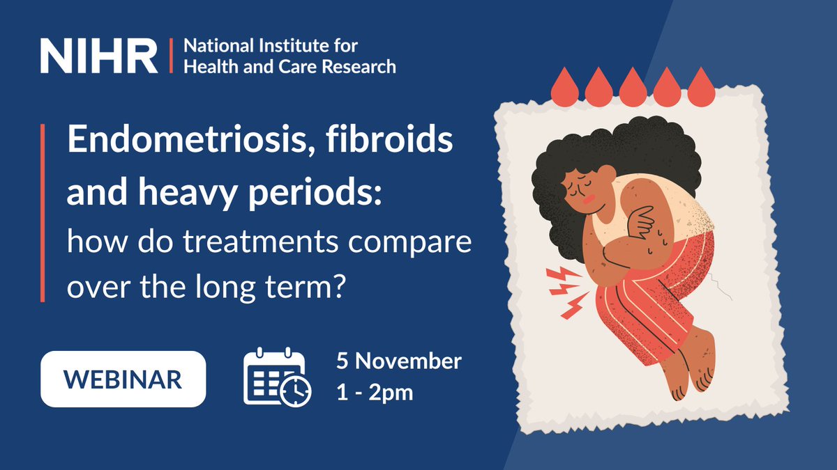 What are the long-term benefits &amp; risks of treatments for #Endometriosis #Fibroids &amp; #HeavyPeriods?

Join our webinar tomorrow to hear the latest evidence. The findings could help women decide on the treatments that are best for them.

➡️ gmg-lgcgroup.zoom.us/webinar/regist…

#PeriodHealth