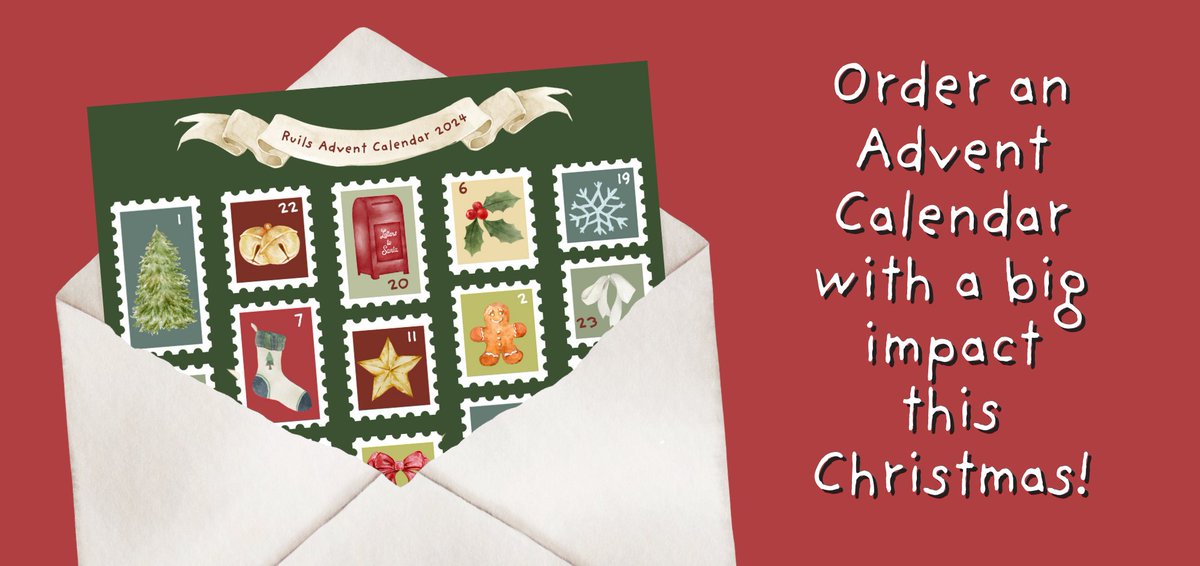 Have you placed your #RuilsAdvent24 Calendar order yet?!

All proceeds toward our annual #ASeasonOfKindness campaign support our work with disabled people across 4 boroughs in SW London 📅🎄📮

With just 250 available, don't delay: ruils.co.uk/ruils-advent-c…