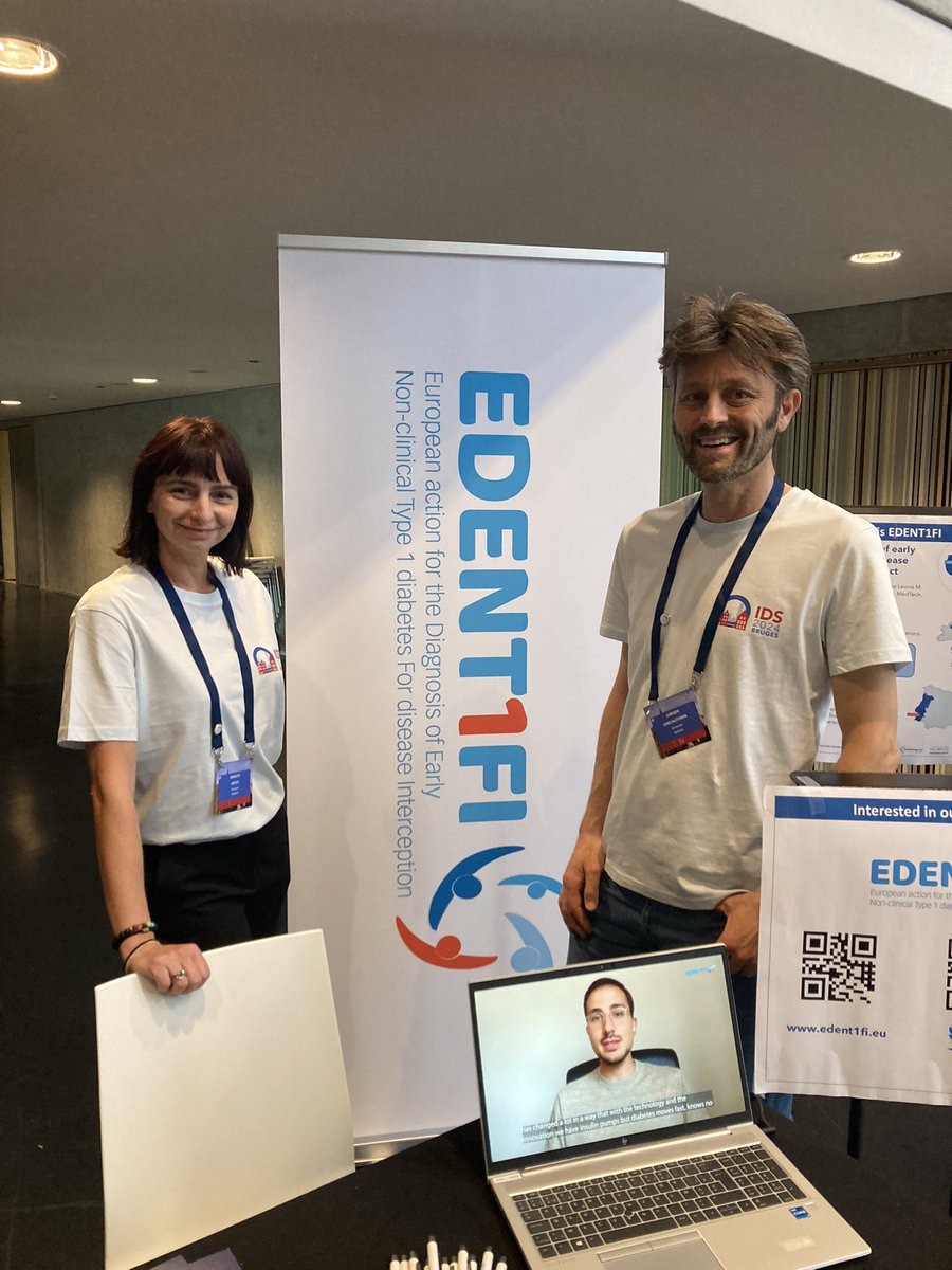 EDENT1FI's tweet photo. 🌍 EDENT1FI is at IDS Congress in Bruges! Screening 200,000 children across Europe for early Type 1 Diabetes (T1D) to transform diagnosis and prevention. Visit our booth to learn more. 💙 #IDS2024 #T1DEarlyDetection #EDENT1FI https://t.co/PjcVFDYs40