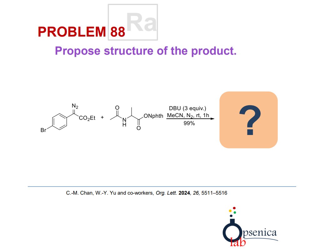 OpsenicaLab's tweet photo. Happy Monday everyone! 😊 #heterocycles #orgchem #mechanismmonday #synthesis https://t.co/HLliSgDmeW