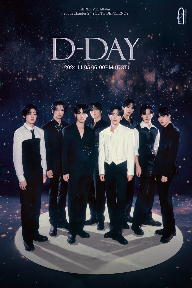 [🎊]
EPEX 2nd Album

소화(韶華) 2장 : 청춘 결핍 
(Youth Chapter 2 : YOUTH DEFICIENCY)

D-DAY

2024.11.05 6PM

#EPEX #이펙스 #Eight_Apex #韶華 #소화 #YOUTHDEFICIENCY #청춘결핍 #UNIVERSE #유니버스 #위시 #금동현 #뮤 #아민 #백승 #에이든 #예왕 #제프