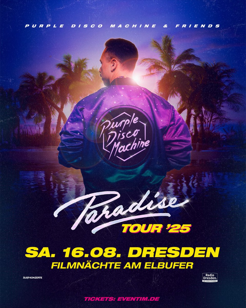 Tickets for Dresden 2025 are on sale now 💥🏝️🪩🌈💜

eventim.de/artist/purple-…