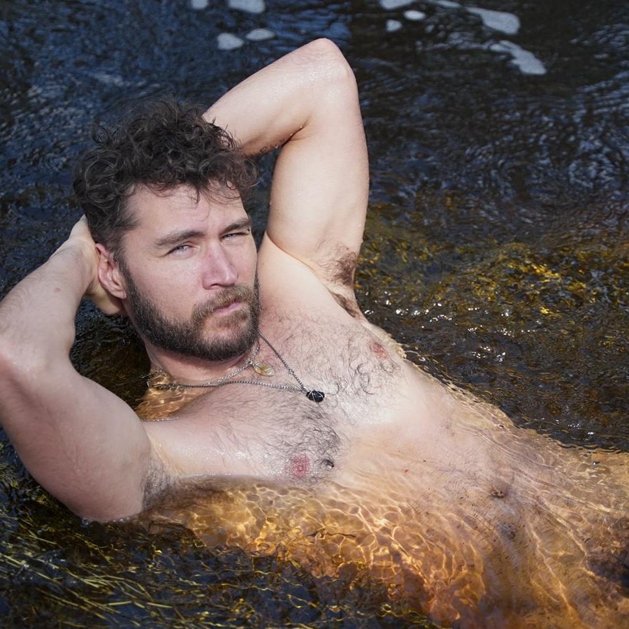 I got naked in a river