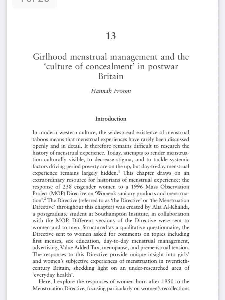 Another open access one - link here &amp; first page taster below (also, it’s Hannah’s first publication &amp; it’s phenomenal!): doi.org/10.7765/978152…