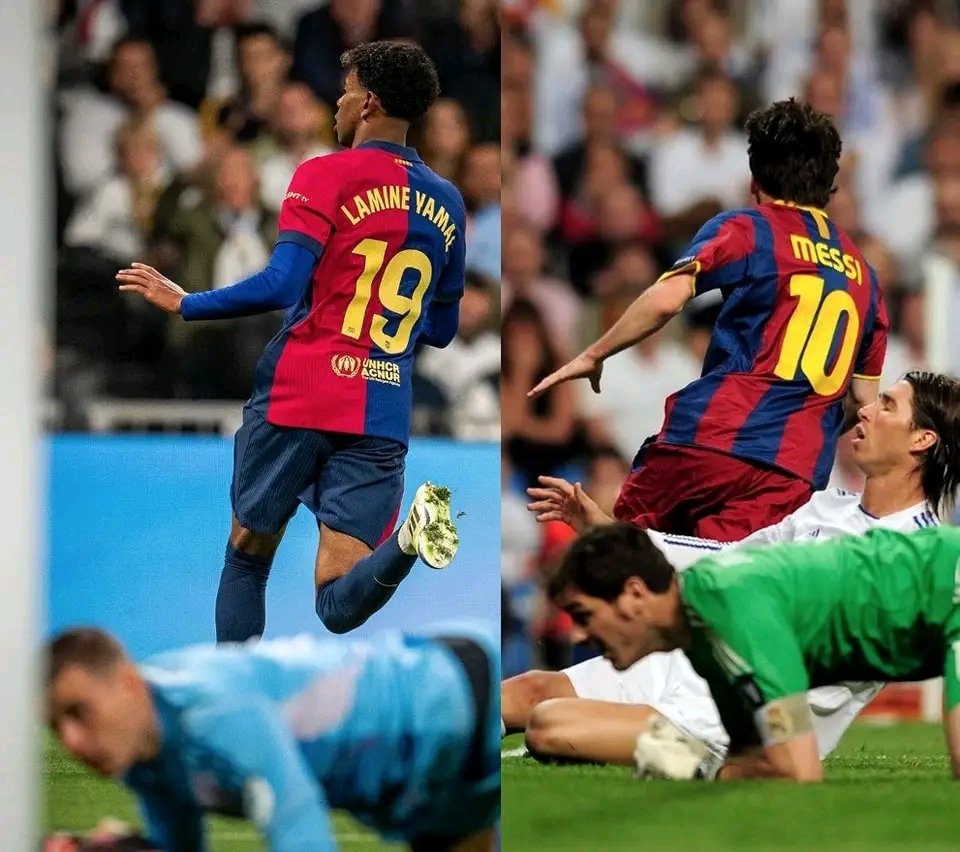 oltsport_'s tweet image. 🇦🇷 Messi after first 50 games for Barça:

⚽ 21 Goals
🅰️ 4 Assists

🇪🇸 Lamine Yamal after first 50 games for Barça:

⚽ 10 Goals
🅰️ 14 Assists