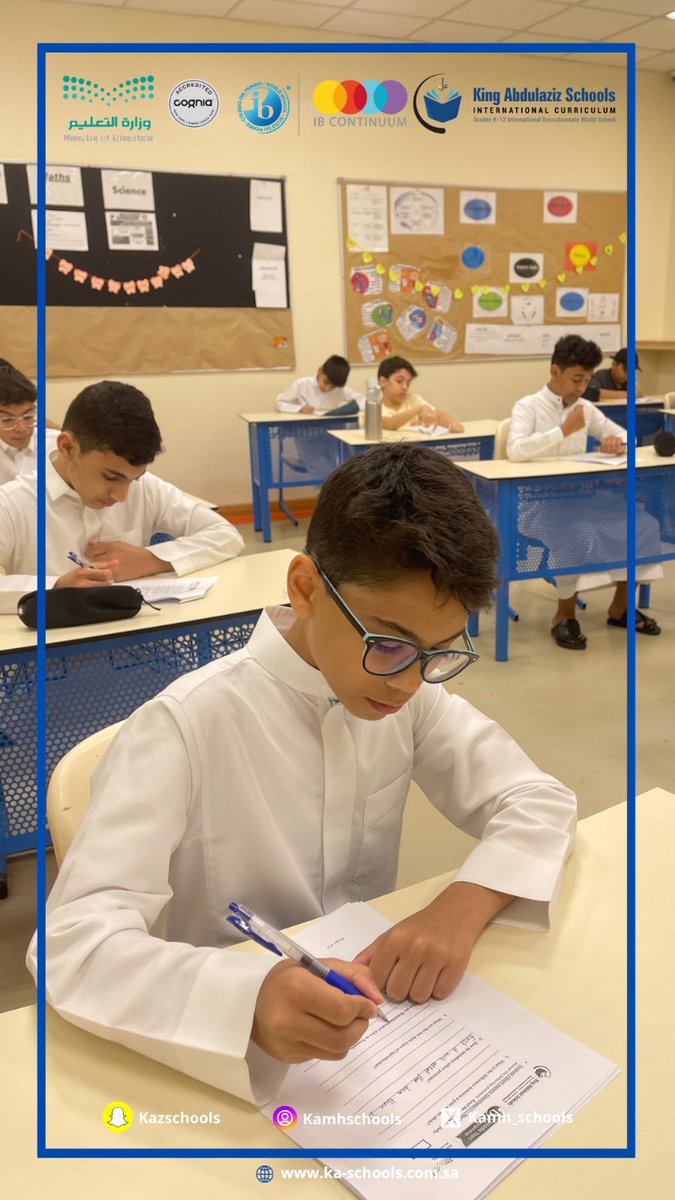 #الاختبارات |

طلاب مدارس الملك عبدالعزيز النموذجية ( دولي - عربي ) يواصلون أداء اختبارات نهاية الفصل الدراسي الأول في بيئات تعليمية هادئة ووسط متابعة وإشراف من سعادة مدير عام المدارس أ. حاتم بن كمال وزنه 

#تعليم_المدينة_المنورة 
#المدينه_المنورة 
<a href="/MOE_MDI/">إدارة تعليم المدينة المنورة</a>