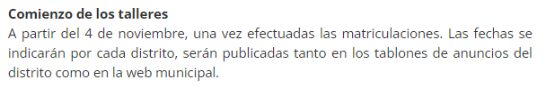 Es lamentable la comunicación y dejadez por parte del <a href="/Ayto_Sevilla/">Ayuntamiento de Sevilla</a> 
Ponen a partir del 4/11 y que se publicará la fecha, pero los talleres han empezado hoy

Esta capacitado el personal? 🤔
Sin las redes la gente está mejor informada q ahora, en fin .. sin comentarios