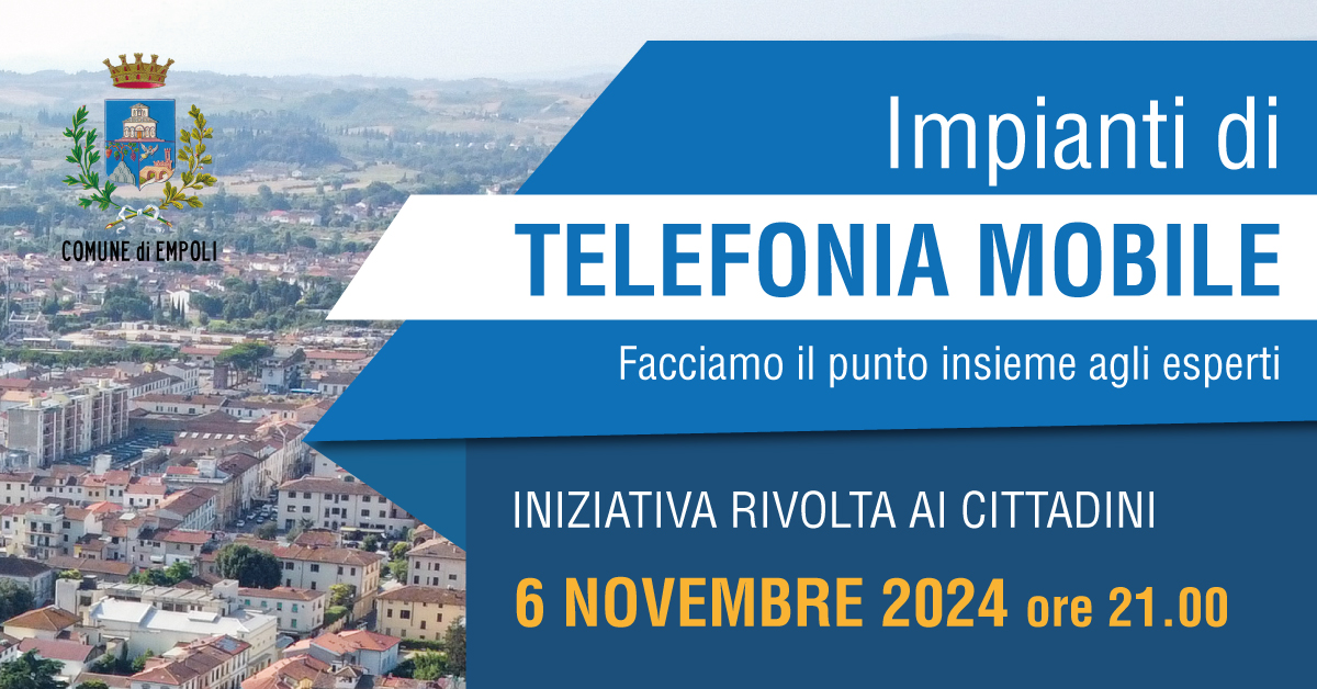 📡Impianti di telefonia mobile, il convegno aperto alla cittadinanza
Si terrà il 6 novembre 2024, alle 21, Cenacolo degli Agostiniani

👉 shorturl.at/NgC3O