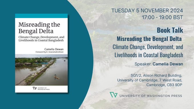 Camelia Dewan, PhD @cameliadewan.bsky.social (@cameliadewan) on Twitter photo Excited to be talking about #MisreadingtheBengalDelta tomorrow at <a href="/CdsCambridge/">Cambridge Centre of Development Studies</a>
<a href="/Dept_of_POLIS/">Politics and International Studies Cambridge</a>, <a href="/Cambridge_Uni/">Cambridge University</a>
Such and honour and privilege - thank you so much <a href="/ekinkurtic/">Ekin Kurtiç</a> for the invitation! Excited to be talking about #MisreadingtheBengalDelta tomorrow at <a href="/CdsCambridge/">Cambridge Centre of Development Studies</a>
<a href="/Dept_of_POLIS/">Politics and International Studies Cambridge</a>, <a href="/Cambridge_Uni/">Cambridge University</a>
Such and honour and privilege - thank you so much <a href="/ekinkurtic/">Ekin Kurtiç</a> for the invitation!