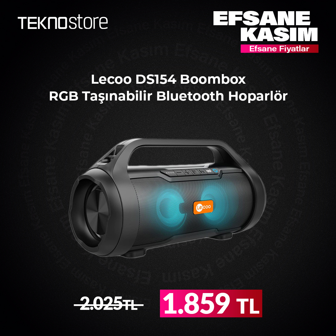 teknostorecom's tweet photo. Efsane Kasım İndirimi ile müziğin ritmini her yere taşı! 🎶
Ürün Linki ► https://t.co/aOdvt8ela1
Lenovo Lecoo Boombox Hoparlör, RGB ışık efektleri ve güçlü sesiyle her anınıza renk katıyor.
Şimdi avantajlı fiyatla!
#Lecoo #Bleutoothhoparlör #EfsaneKasım #indirim #Teknostore https://t.co/jxqVxeJjT9