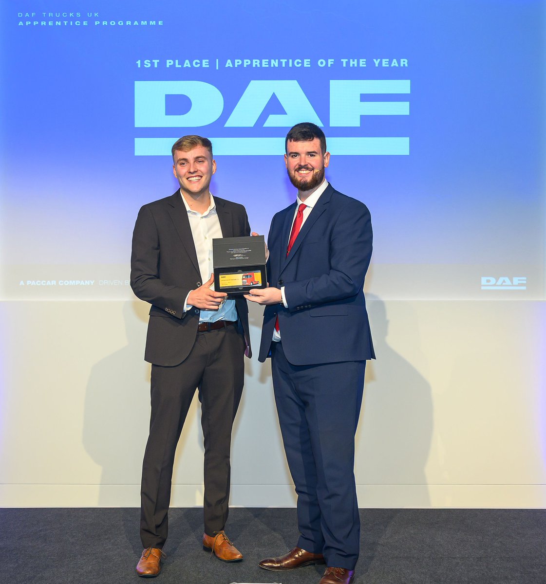 We are incredibly proud to announce that Joe Connor of Ford &amp; Slater Birtley won this year's Apprentice of the Year competition! 🥳🏆

What a way to end your time as an apprentice, and kickstart your journey as a fully qualified HGV Technician! 🤩

#DAFApprenticeships #Proud
