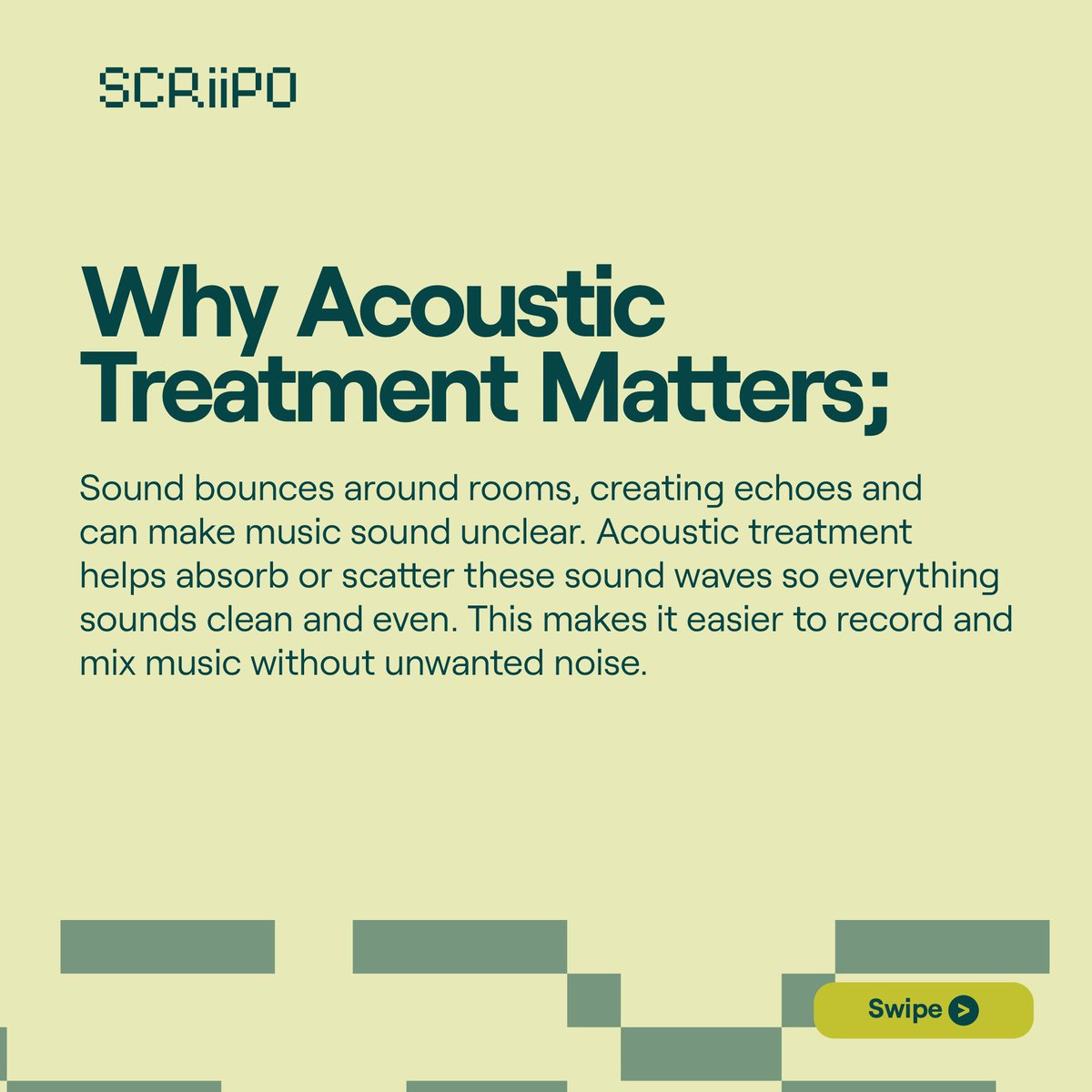 scriipo_'s tweet photo. Transform your sound &amp; elevate your space with Acoustic Treatment 

 #AcousticTreatment #SoundQuality #AudioPerfection #RoomAcoustics #SoundDesign #HomeStudio #ProAudio #ClearSound #StudioSetup #MusicProduction https://t.co/K4RUwzepPh
