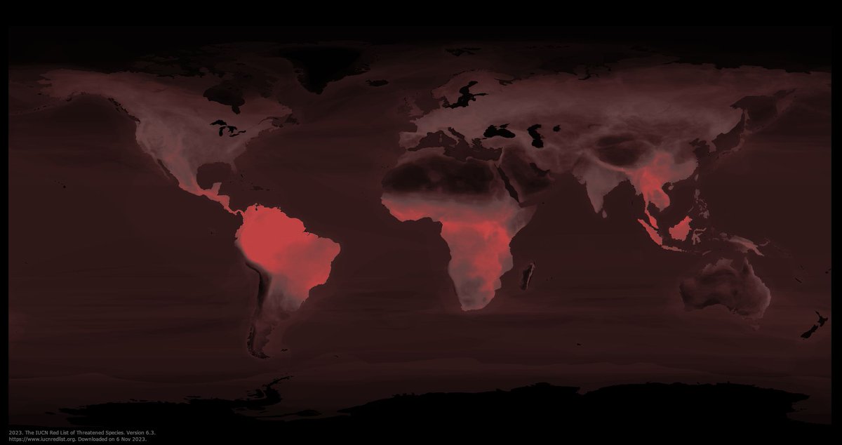 DigitalGeographyLab (@digigeolab) on Twitter photo #30daymapchallenge day 3 - Polygons.
Known ranges of mammals of the #IUCN Red List of Threatened Species. #30daymapchallenge day 3 - Polygons.
Known ranges of mammals of the #IUCN Red List of Threatened Species.