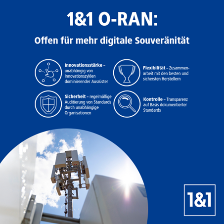 Der #DigitalGipfel2024 Ende Oktober machte deutlich: Eine zukunftsfähige Infrastruktur erfordert Innovation und Unabhängigkeit. 
1&amp;1 betreibt das erste Open-RAN-Mobilfunknetz Europas. Das 1&amp;1 O-RAN steht für „Digitale Souveränität by Design“ Mehr: tinyurl.com/ycynfcb8