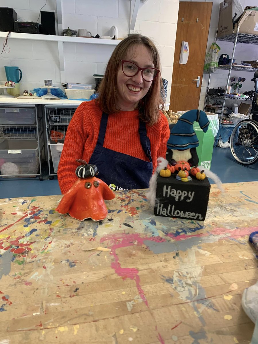 percyhedley's tweet image. Hedleys Horizons celebrated Halloween by making some lovely themed decorations in their Ceramics Class. They even came dressed for the occasion 👻🎃

#Ceramics #CeramicClasses #HalloweenDecorations
