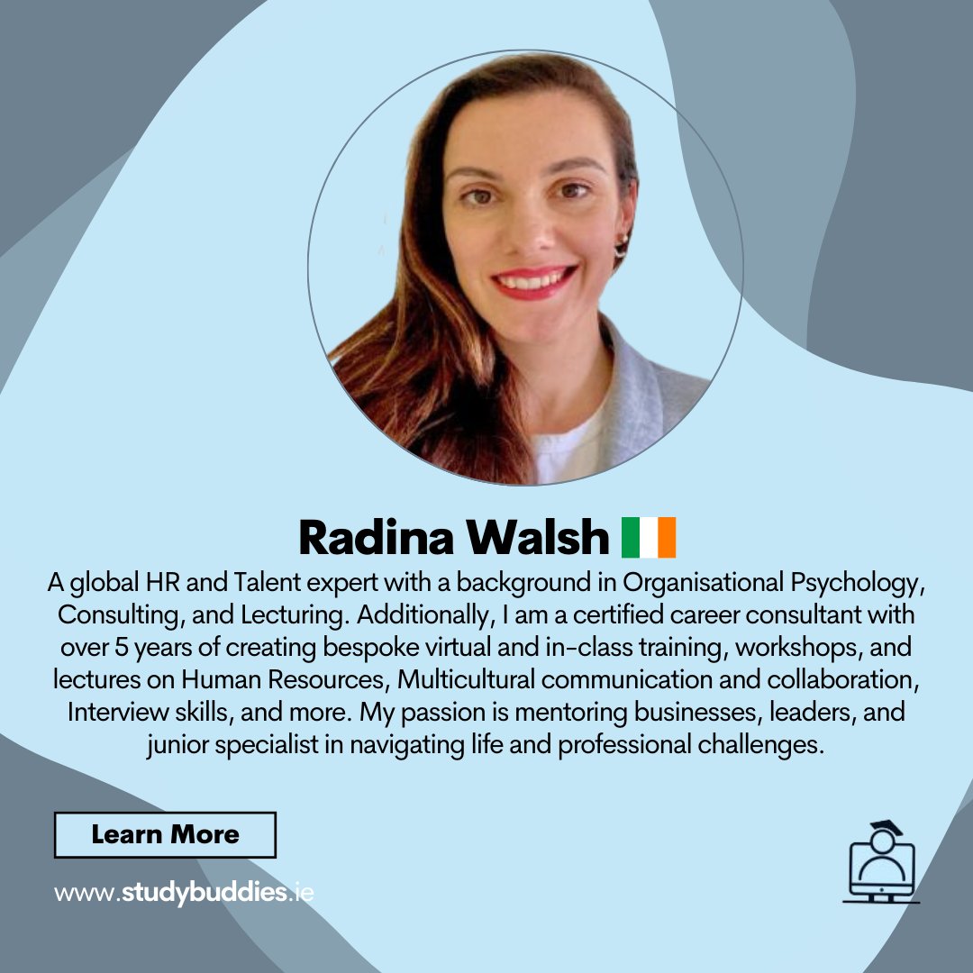 studybuddiessb's tweet photo. Get on a personalized learning journey with Radina Walsh, a dedicated tutor specializing in Career Guidance.

#ExpertTutors #EducationGoals #StudySmarter #AcademicCoaching #TutoringServices #PathToSuccess #InspiringEducators #EffectiveLearning #BoostYourGrades #LearningJourney https://t.co/hUG0vrFTwf