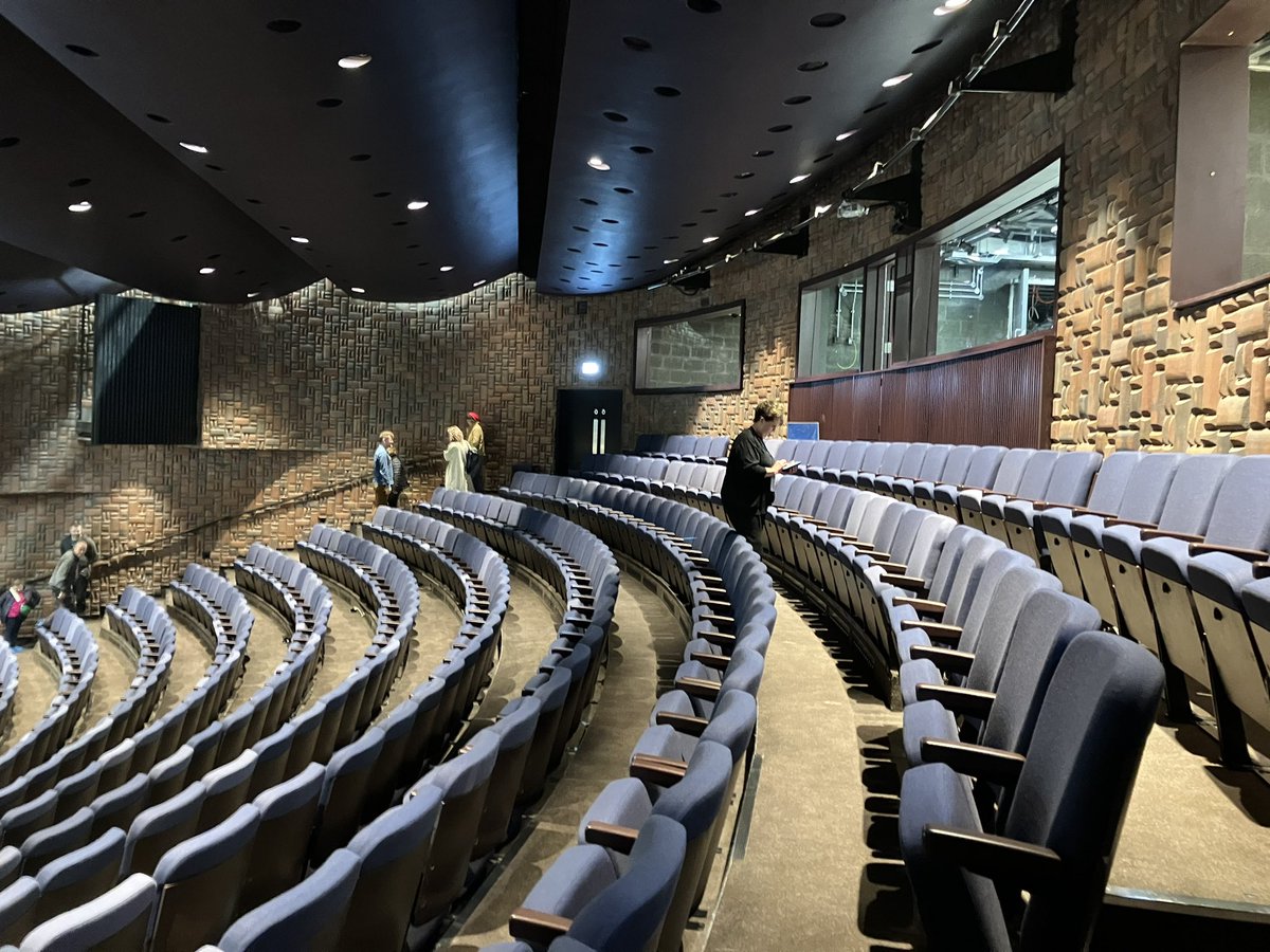 Handover day on our main house theatre. The newly named Theatr Moondance has been closed for 2 years. Whilst we don’t get the rest of the building back for 5 months, this is a major milestone. An exciting and emotional moment for many. Panto season only a matter of weeks away!