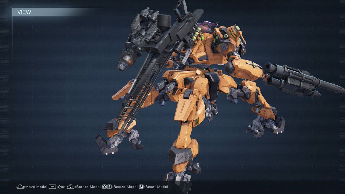 arrayofraise's tweet image. My attempt at making Elliana from Rivals of Aether in Armored Core 6! Tried to match the weapons to ones in her aerial arsenal! Quite handy that Quadruped ACs hover just like her mech