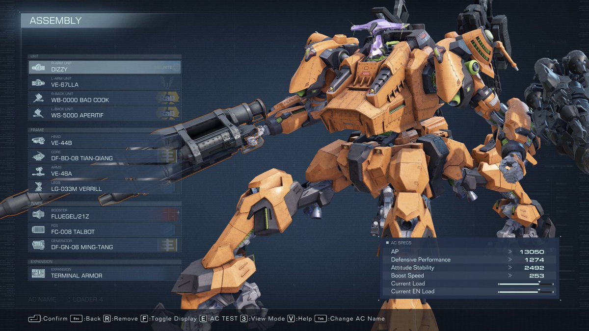 arrayofraise's tweet image. My attempt at making Elliana from Rivals of Aether in Armored Core 6! Tried to match the weapons to ones in her aerial arsenal! Quite handy that Quadruped ACs hover just like her mech