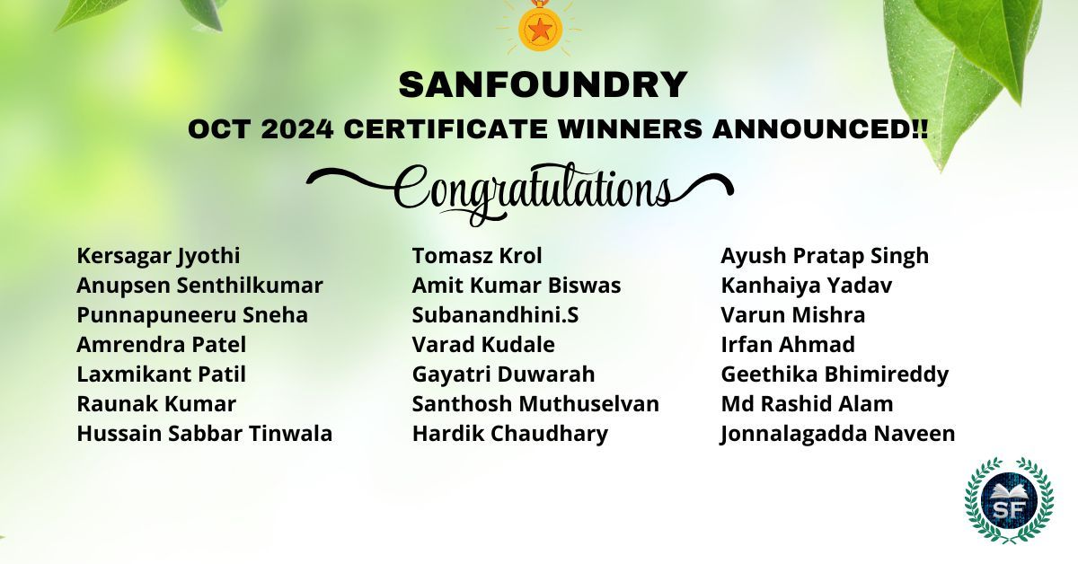 Sanfoundry tweet media