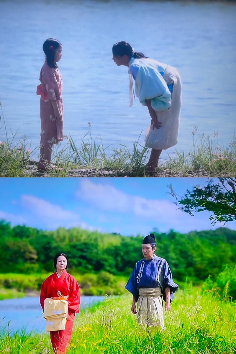 #光る君へ

2人が出会い再会もした鴨川は宇治川とは流れが逆でまひろが一緒に流されようと言ったのは逆流して鴨川のあの頃に戻ろうと言う比喩でもあったと言う考察を読みました😢
何も求めず裁かず一緒に逝っていい，魂が素のままだったあの頃に戻ろう😭

もうずっと泣ける😭😭😭