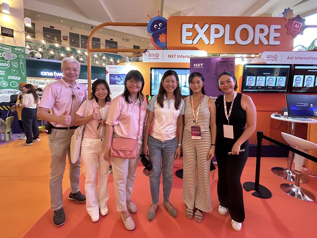 nxt_interactive's tweet photo. NXT Interactive proudly participated in the IMDA Digital for Life Festival in Singapore! 🎉 The initiative empowers Singaporeans with essential digital skills, aligning with our mission to bridge digital gaps. https://t.co/Km0lkKFxk8